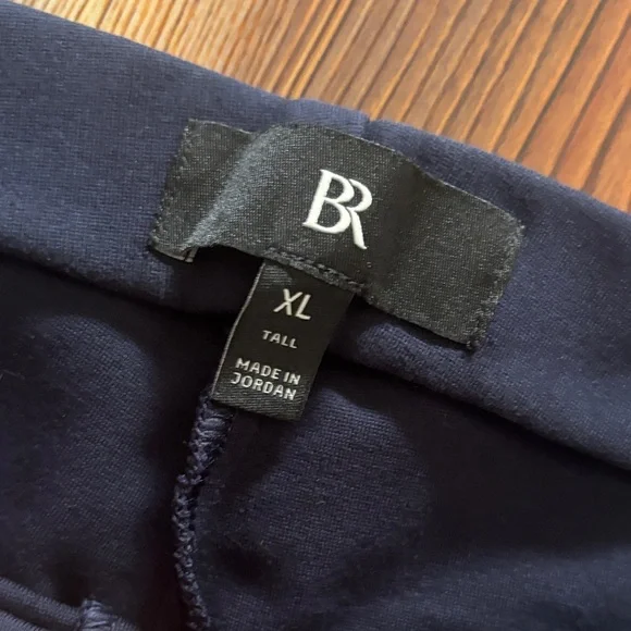 BANANA REPUBLIC NAVY FLARE EVERYWHERE PONTE PULL-ON PANT XL TALL - Picture 7 of 10